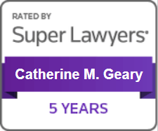 Rated by | Super Lawyers | Catherine M. Geary | 5 years